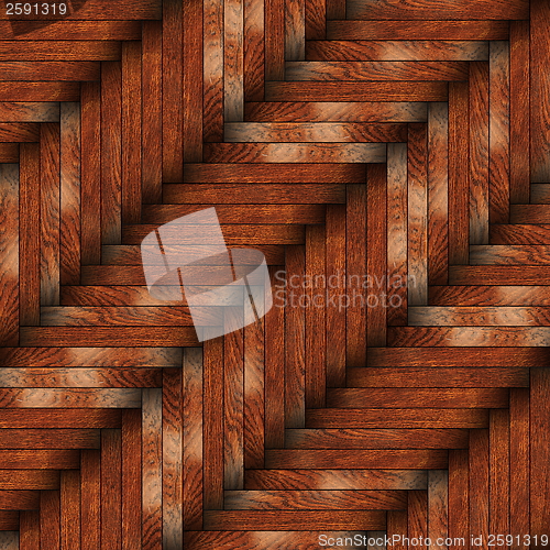 Image of tiled wooden surface