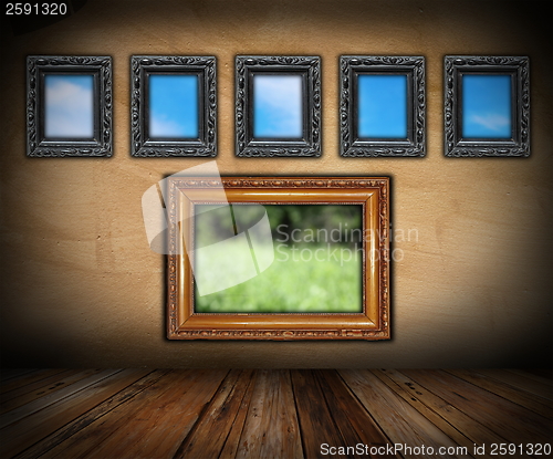 Image of art indoor backdrop