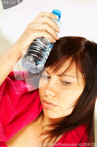 Image of Girl with bottle