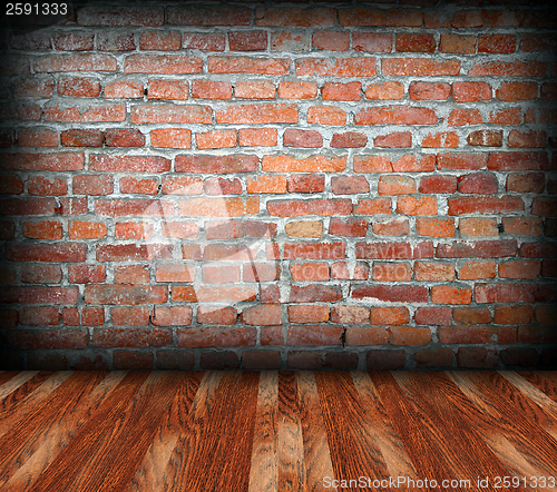 Image of grungy brick wall backdrop