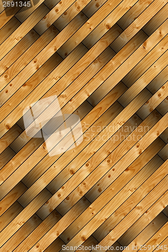 Image of new wooden  planks for flooring