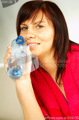 Image of Girl with bottle