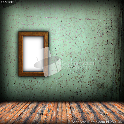 Image of frame on indoor background