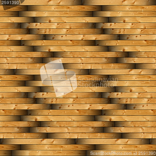 Image of spruce wooden tiles on floor pattern