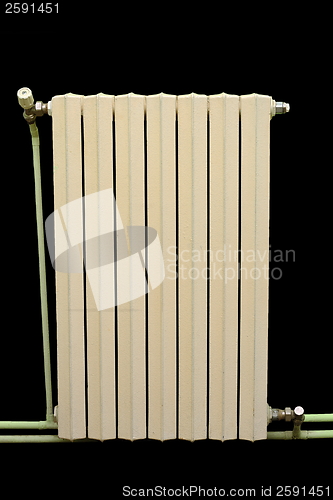 Image of old cast iron radiator