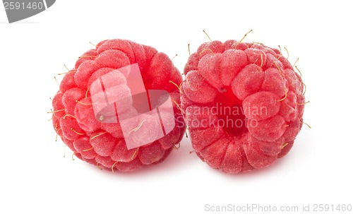 Image of Fresh raspberries