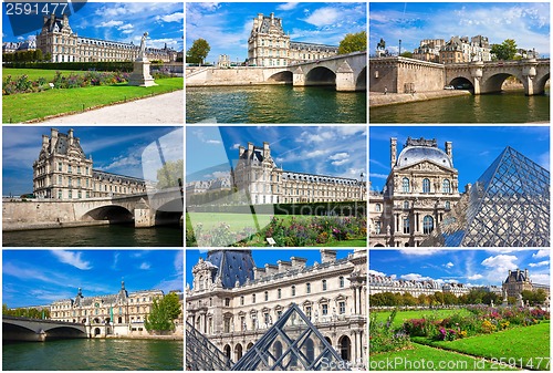 Image of Louvre museum in Paris