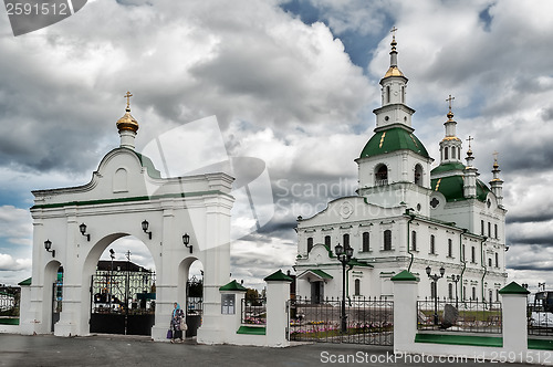 Image of Sretensky cathedral in Yalutorovsk. Russia