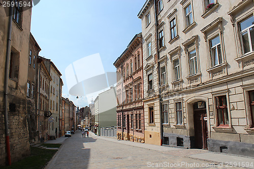 Image of street of L.Ukrainka in Lvov