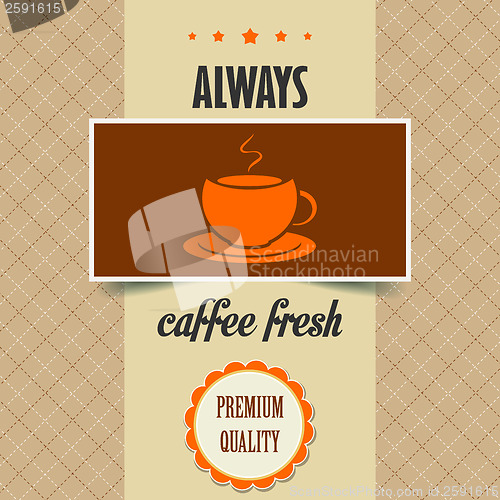 Image of vintage coffee poster