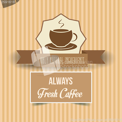 Image of vintage coffee poster