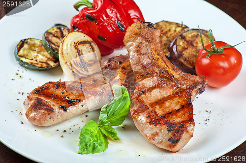 Image of meat with vegetable