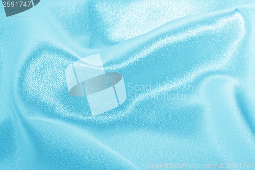 Image of Blue silk