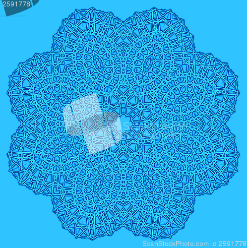 Image of Blue background with abstract shape