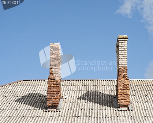 Image of chimney on the roof