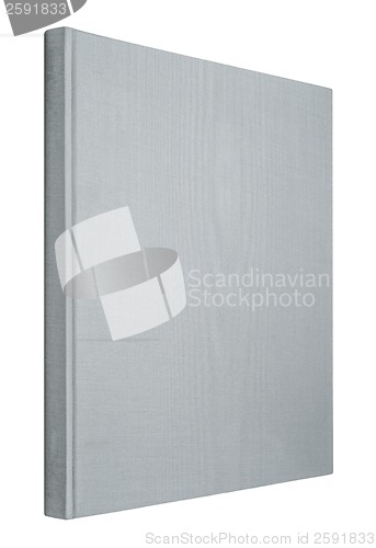 Image of Grey book isolated on white