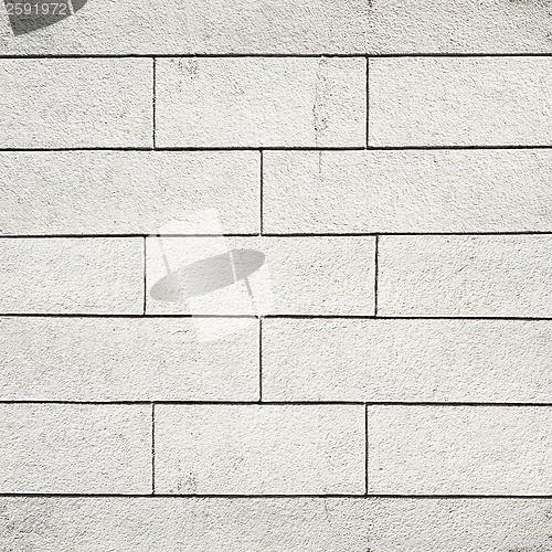 Image of white brick wall background