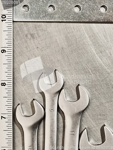 Image of tools for working with metal