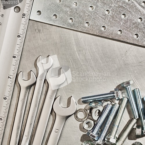 Image of tools for working with metal