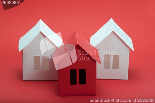 Image of paper houses