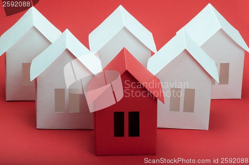 Image of paper houses