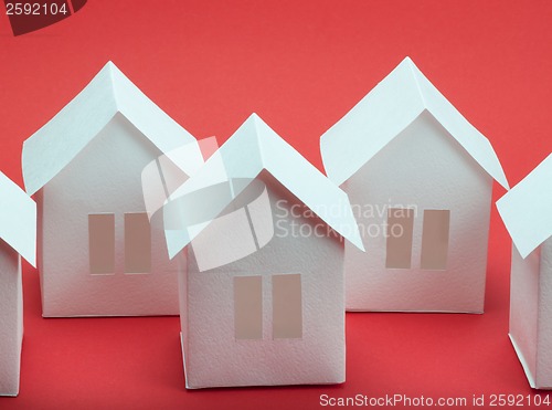 Image of paper houses