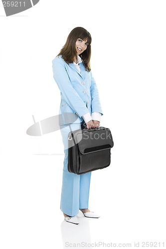 Image of Business woman with a briefcase