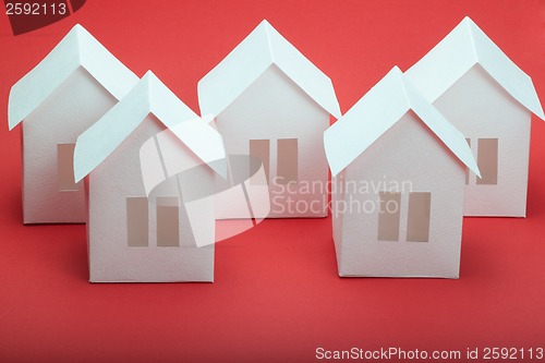 Image of paper houses