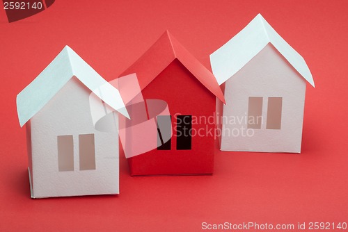 Image of paper houses