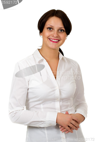 Image of A smiling beautiful girl 