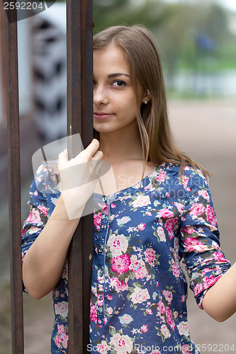 Image of Portrait of a brunette