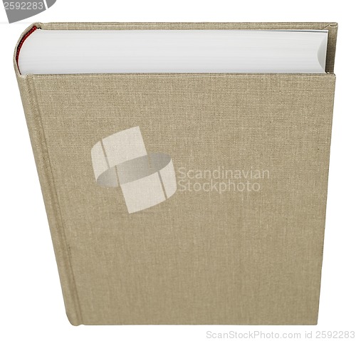 Image of Grey book isolated on white