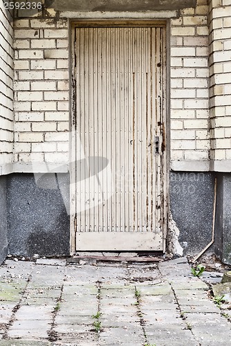 Image of wooden plank doors