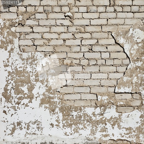Image of white brick wall
