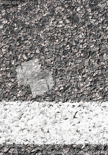 Image of asphalt  with white line