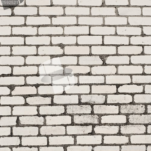 Image of white brick wall background