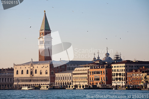 Image of sea view panorama of Venice 