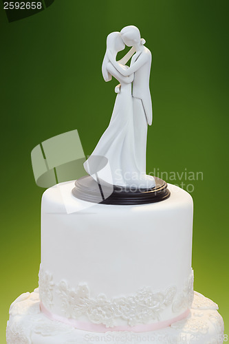 Image of Wedding Decoration on the Cake