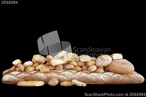 Image of Large variety of different breads