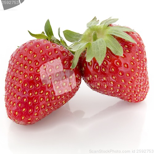 Image of Two Strawberries