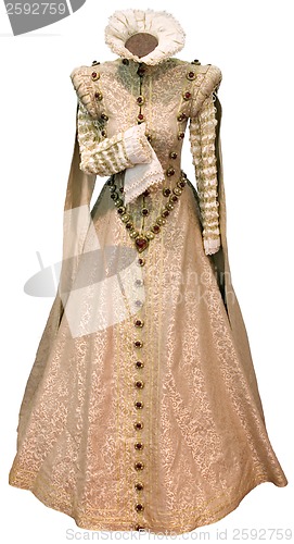 Image of Renaissance Woman Dress Cutout