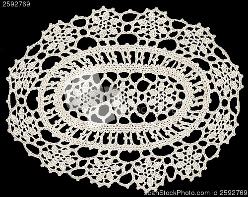 Image of Doily square ornament