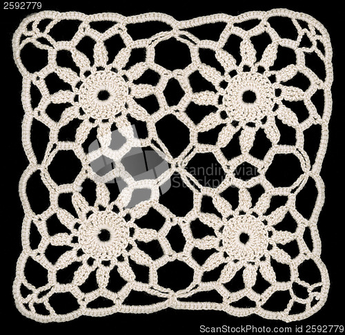 Image of Doily square ornament