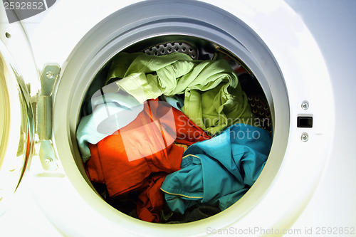 Image of Clothes in laundry