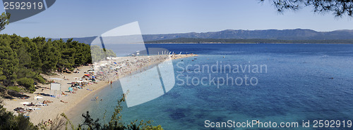 Image of Zlatni rat, Golden cape, Brac? Dalmatian island in Croatia