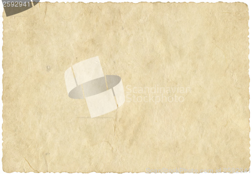 Image of Old beige parchment paper