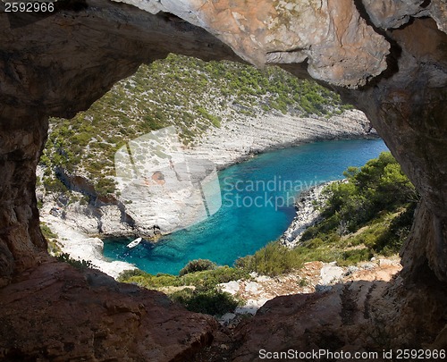 Image of View from cave