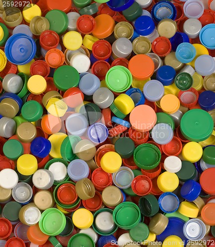 Image of Bottle Caps Background