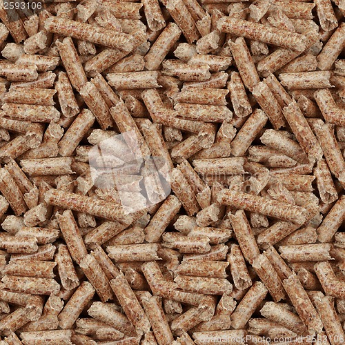 Image of Wooden Pellets Seamless Background