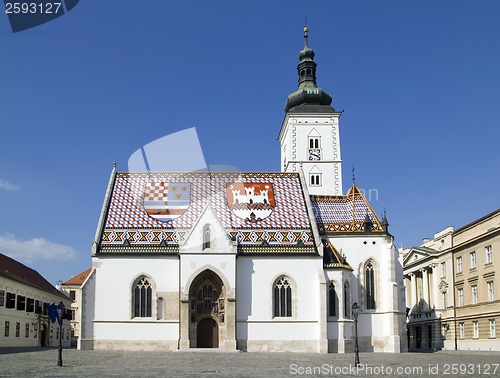 Image of Church of St Mark Zagreb Croatia
